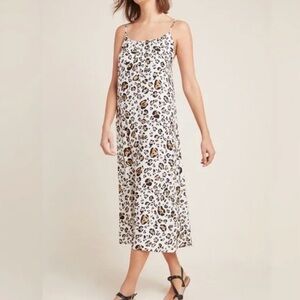 Corey Lynn Calter Leopard Print Midi Dress XL NWT